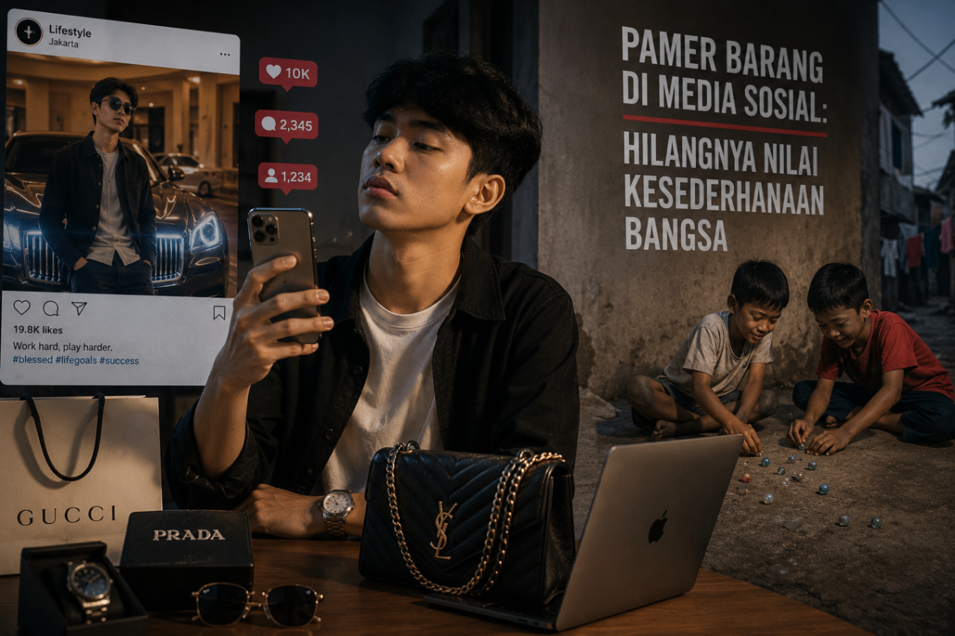 PAMER BARANG DI MEDIA SOSIAL: HILANGNYA NILAI KESEDERHANAAN BANGSA
