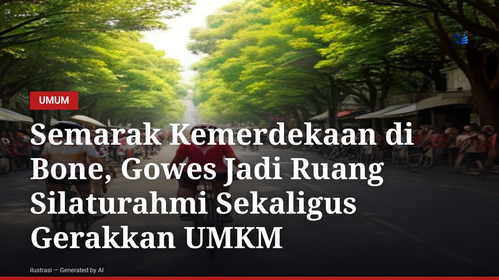 Semarak Kemerdekaan di Bone, Gowes Jadi Ruang Silaturahmi Sekaligus Gerakkan UMKM
