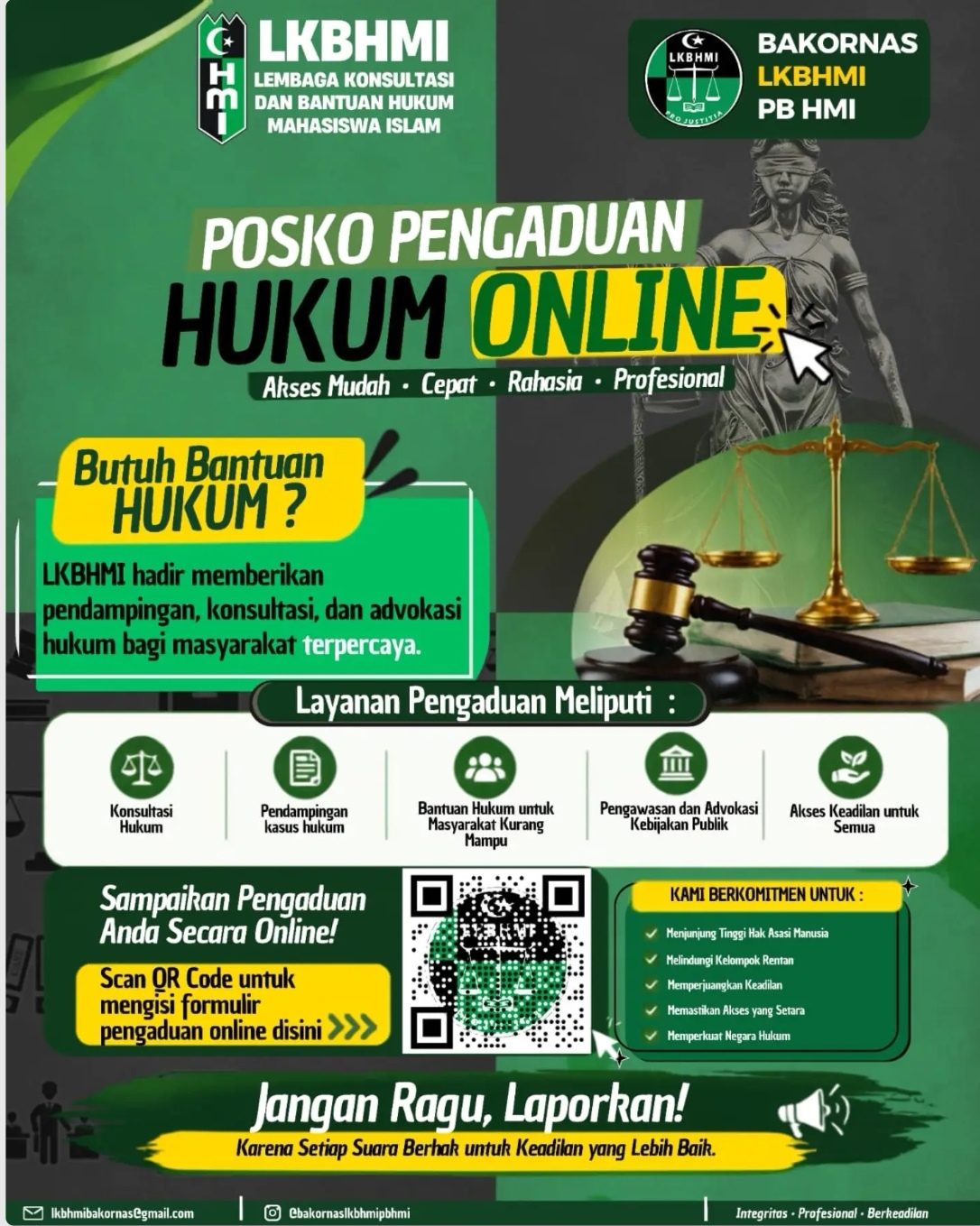 LKBHMI PB HMI Buka Posko Pengaduan Nasional, Soroti Dugaan Praktik Mafia di 18 Sektor