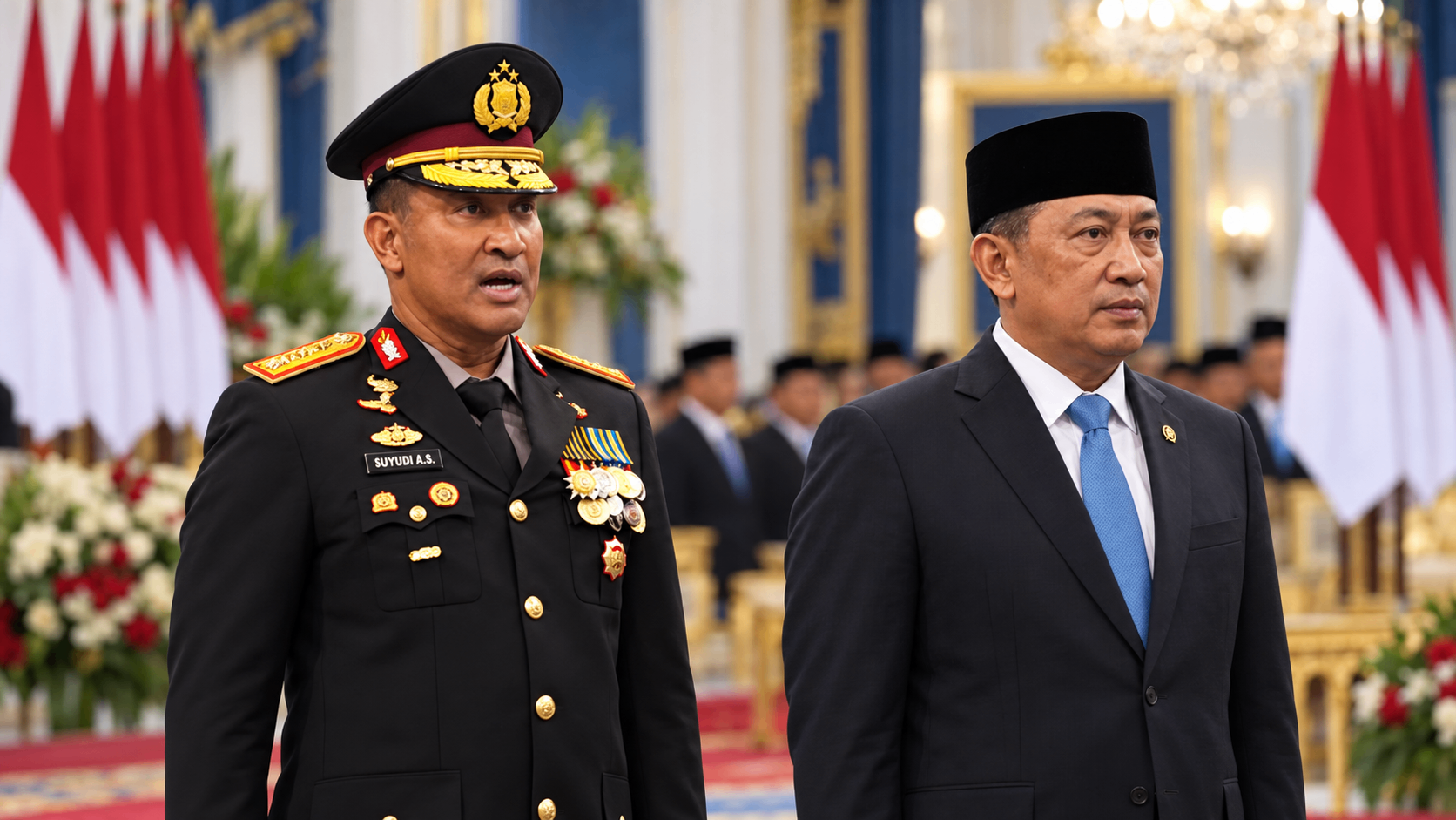 Suyudi Ario Seto Dilantik Jadi Kapolri, Listyo Sigit Bergeser ke Kepala Staf Kepresidenan