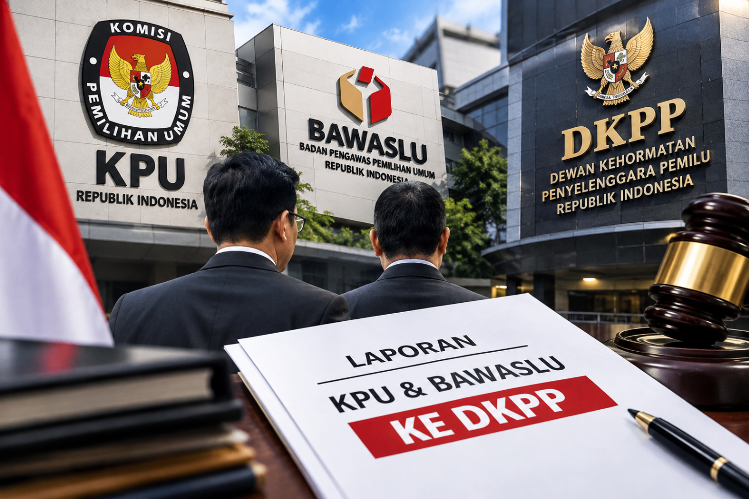 KPU dan Bawaslu Dilaporkan ke DKPP soal Syarat Pendidikan Cawapres, Ini Responsnya