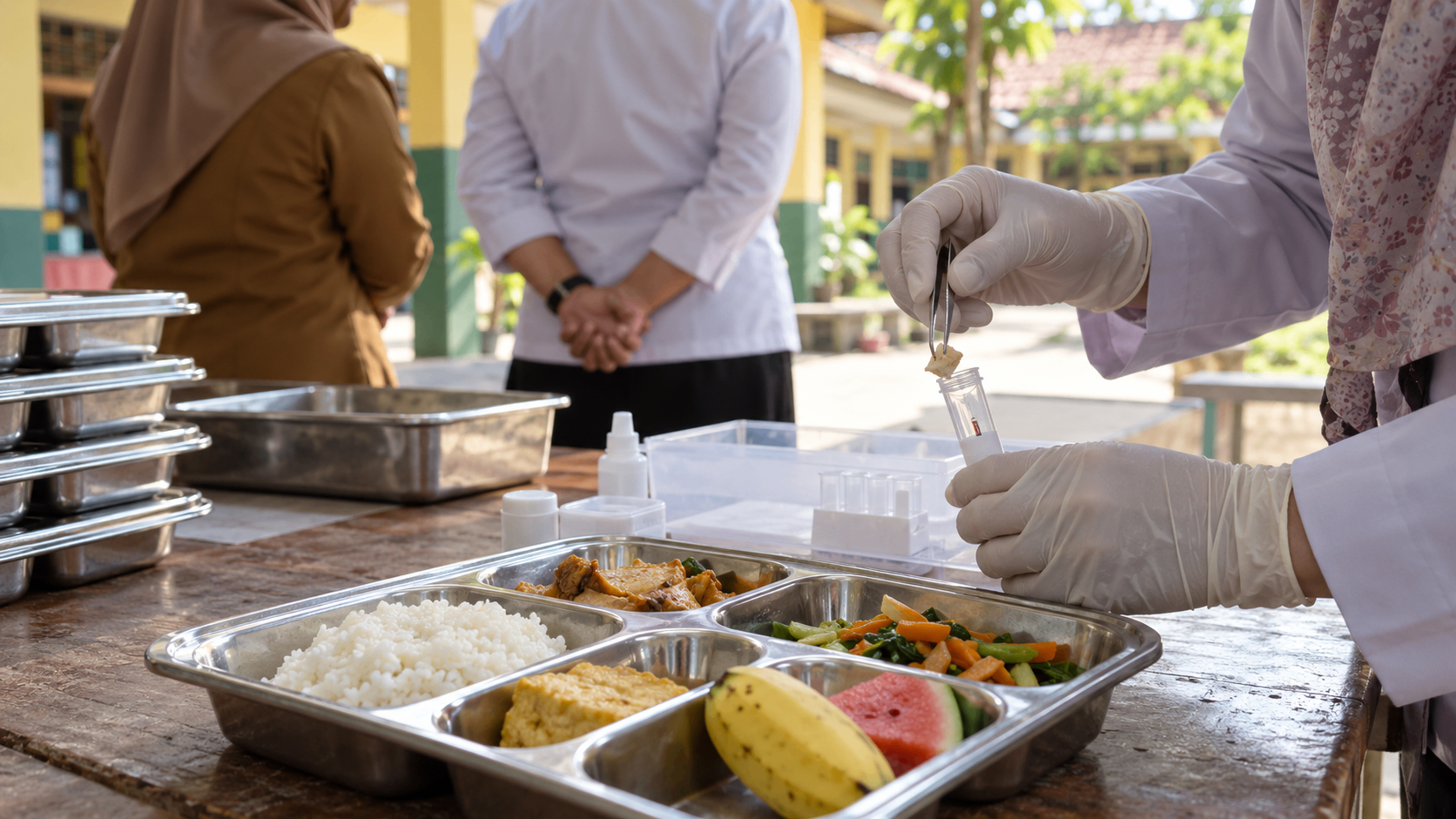 Menu MBG untuk 86 Siswa Batal Dibagikan, Satu Sampel Terdeteksi Boraks