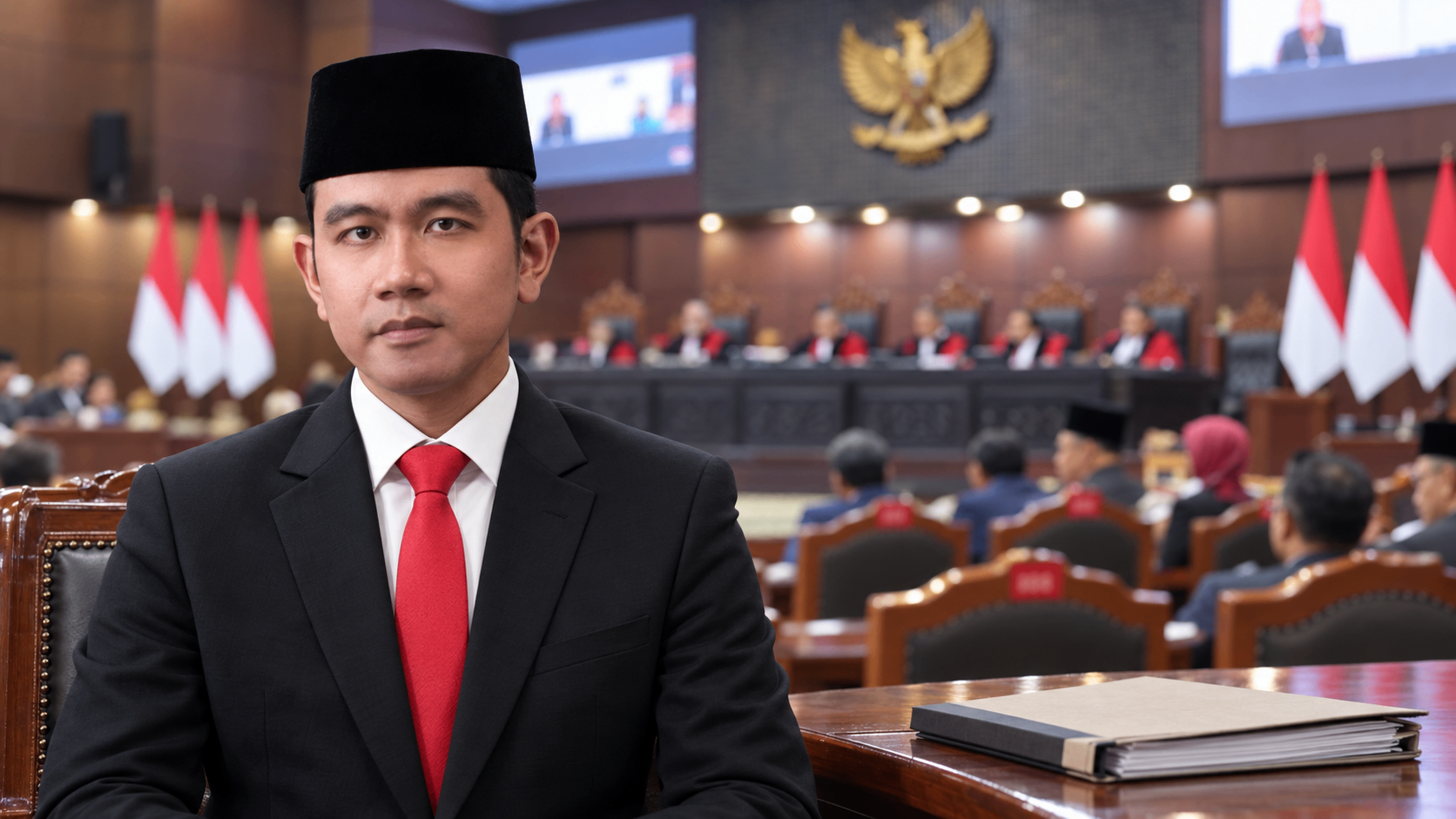 Gambar ini merupakan komposit editorial, bukan dokumentasi langsung suatu peristiwa.